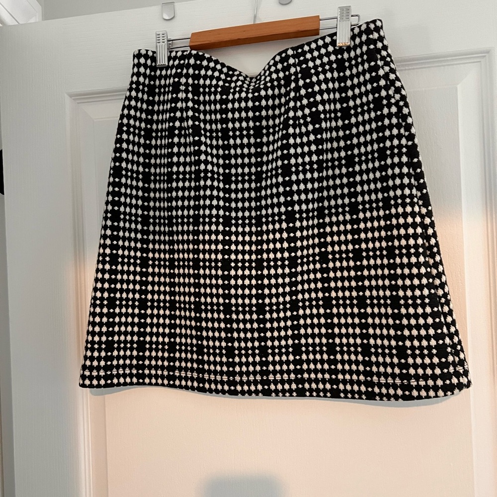 Stylish Black and White Skirt